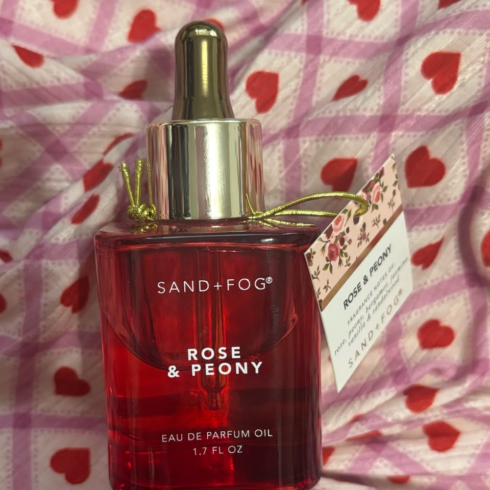 Sand + Fog. Rose & Peony Parfum Oil.  1.7 fl oz. New